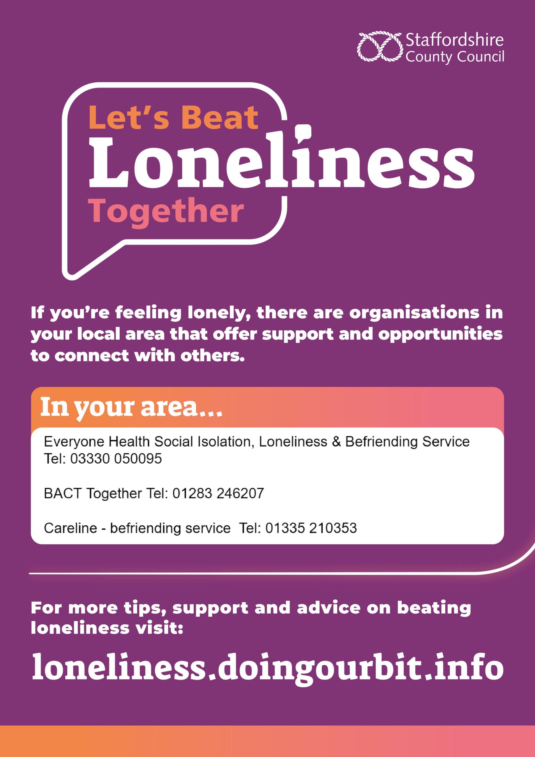 Let’s Beat Loneliness Together