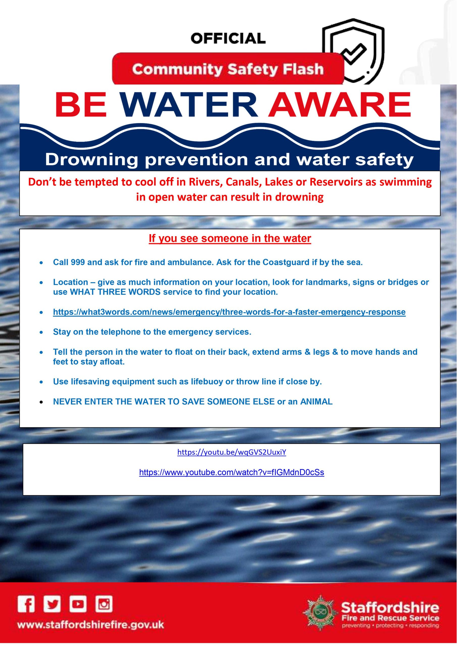 Water Safety 1 of 2